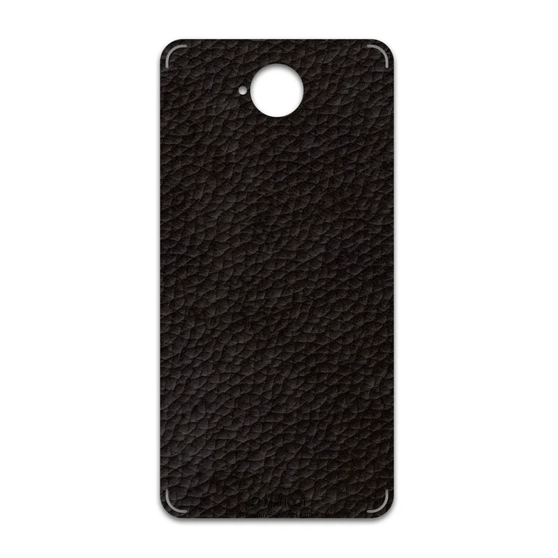 برچسب پوششی ماهوت مدل Dark-Brown-Leather مناسب برای گوشی موبایل مایکروسافت Lumia 650