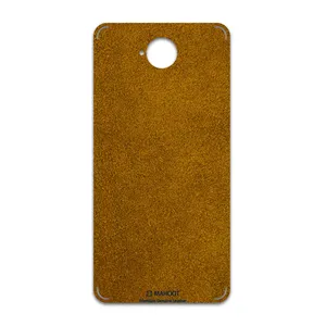 MAHOOT Brown-Chamois-Leather Cover Sticker for microsoft Lumia 650