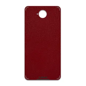 MAHOOT Red-Leather Cover Sticker for microsoft Lumia 650