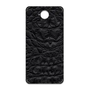 MAHOOT Black-Crocodile-Leather Cover Sticker for microsoft Lumia 650