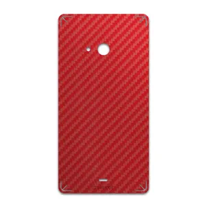 MAHOOT Red-Fiber Cover Sticker for microsoft Lumia 540