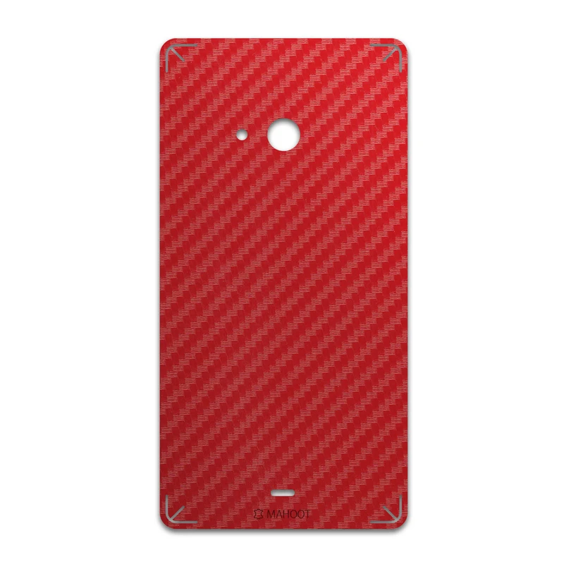 برچسب پوششی ماهوت مدل Red-Fiber مناسب برای گوشی موبایل مایکروسافت Lumia 540