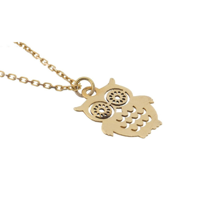 آویز ساعت طلا 18 عیار زنانه زر لوکس طرح جغد کد Zr60