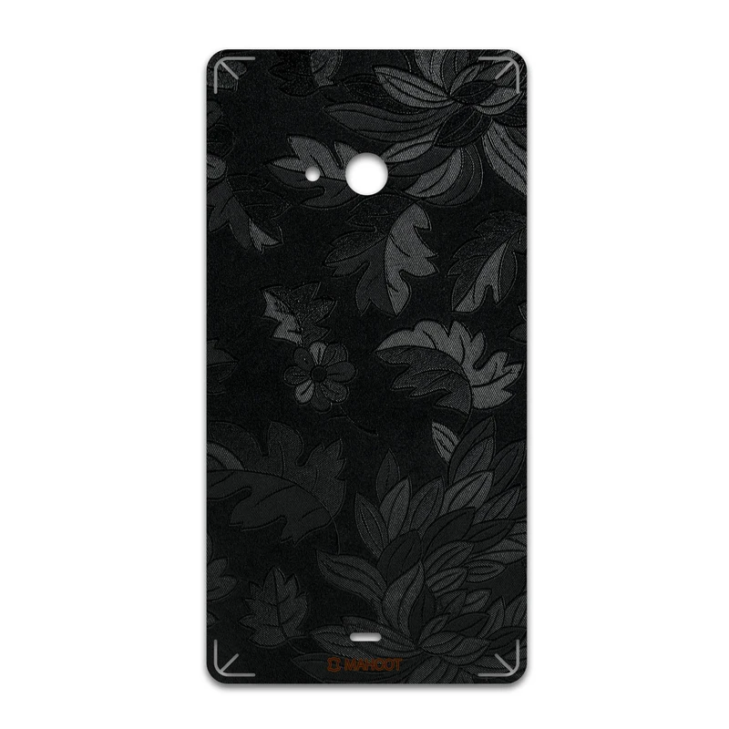 برچسب پوششی ماهوت مدل Black-Wildflower مناسب برای گوشی موبایل مایکروسافت Lumia 540