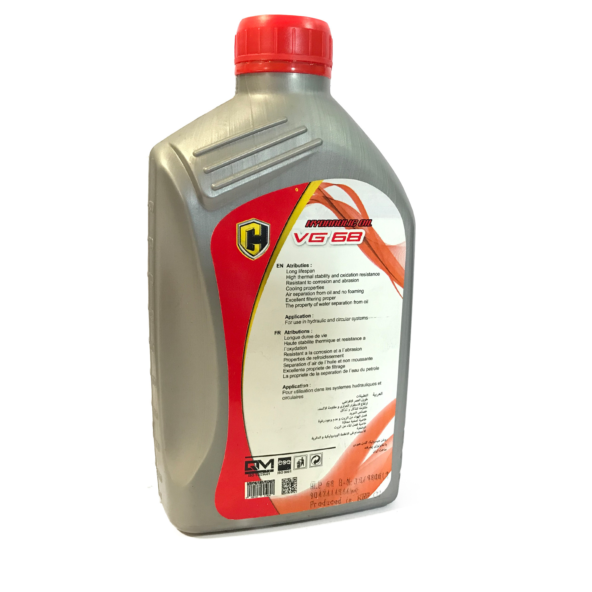 روغن هیدرولیک خودرو گلدن هورس مدل VG 68 حجم 1 لیتر