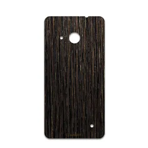 MAHOOT Dark-Gold-Stripes-Wood Cover Sticker for microsoft Lumia 550