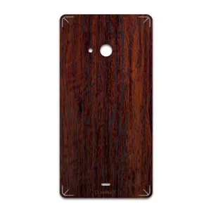 MAHOOT Red-Wood Cover Sticker for microsoft Lumia 540