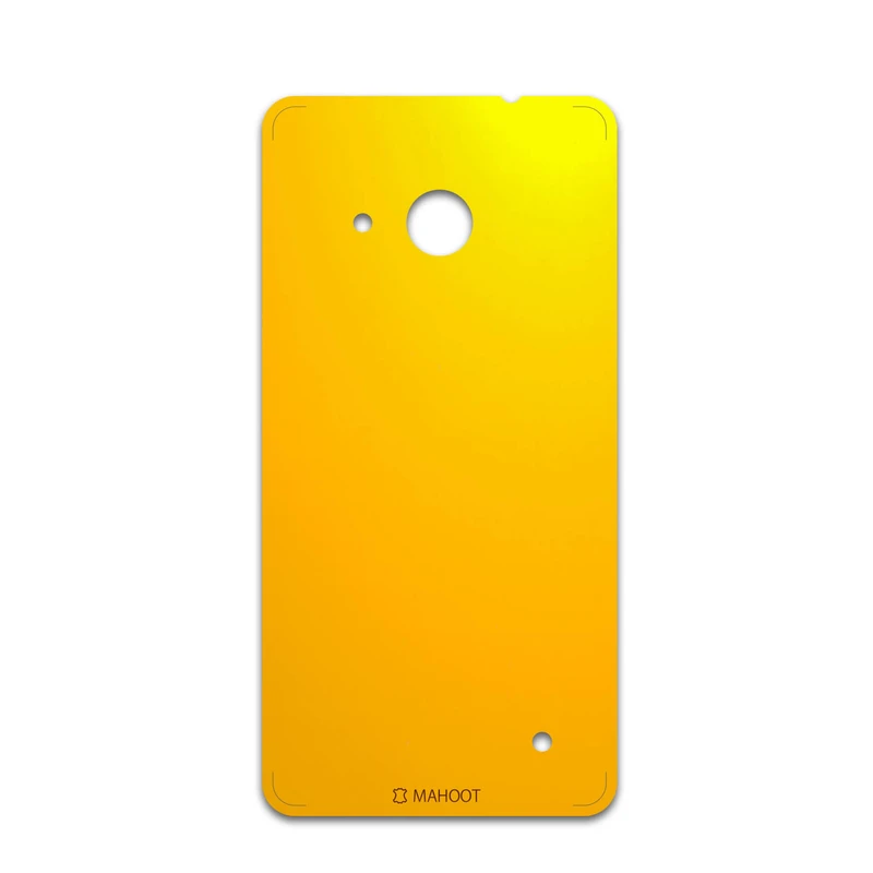 برچسب پوششی ماهوت مدل Matte-Deep-Mustard مناسب برای گوشی موبایل مایکروسافت Lumia 550