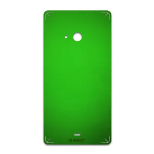 MAHOOT Metallic-Green Cover Sticker for microsoft Lumia 540