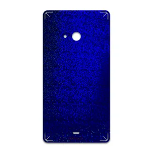 MAHOOT Blue-Holographic Cover Sticker for microsoft Lumia 540