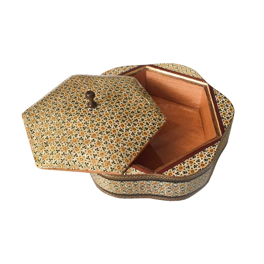 ست سه تکه شکلات خوری خاتم کاری کد IN 220