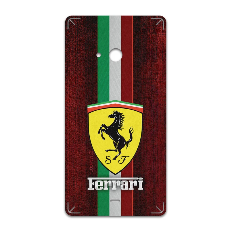 برچسب پوششی ماهوت مدل Ferrari مناسب برای گوشی موبایل مایکروسافت Lumia 540