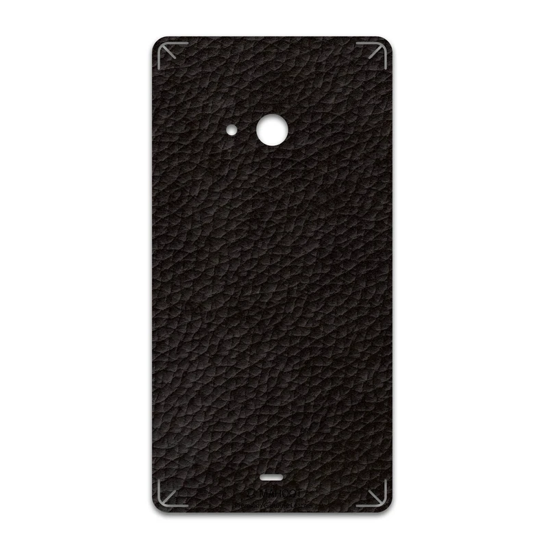 برچسب پوششی ماهوت مدل Dark-Brown-Leather مناسب برای گوشی موبایل مایکروسافت Lumia 540