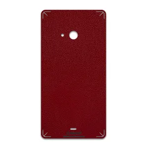 MAHOOT Red-Leather Cover Sticker for microsoft Lumia 540