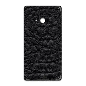 MAHOOT Black-Crocodile-Leather Cover Sticker for microsoft Lumia 540