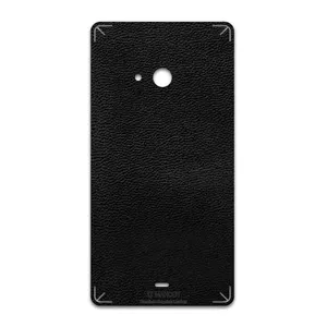 MAHOOT Black-Leather Cover Sticker for microsoft Lumia 540