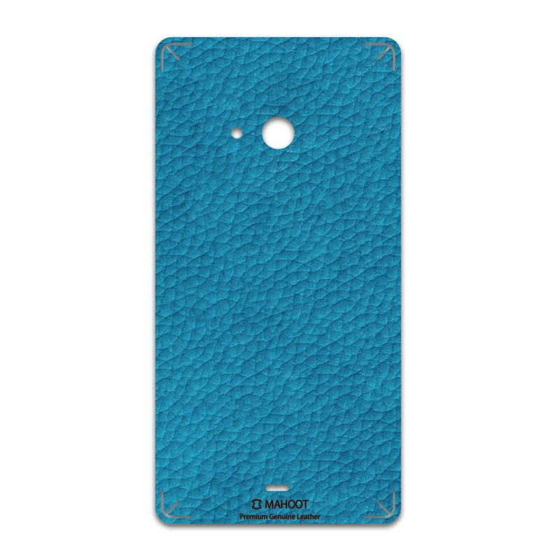 برچسب پوششی ماهوت مدل Blue-Leather مناسب برای گوشی موبایل مایکروسافت Lumia 540