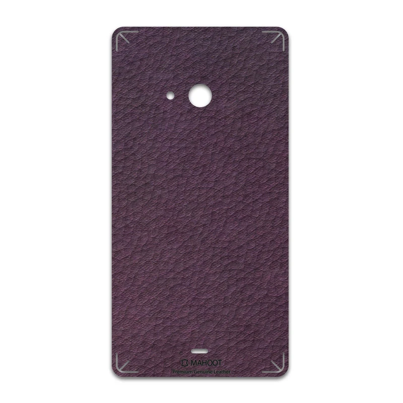 برچسب پوششی ماهوت مدل Purple-Leather مناسب برای گوشی موبایل مایکروسافت Lumia 540