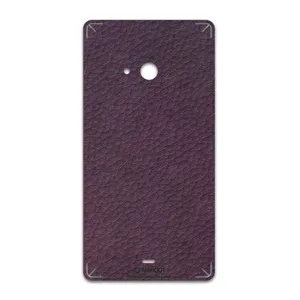 MAHOOT Purple-Leather Cover Sticker for microsoft Lumia 540