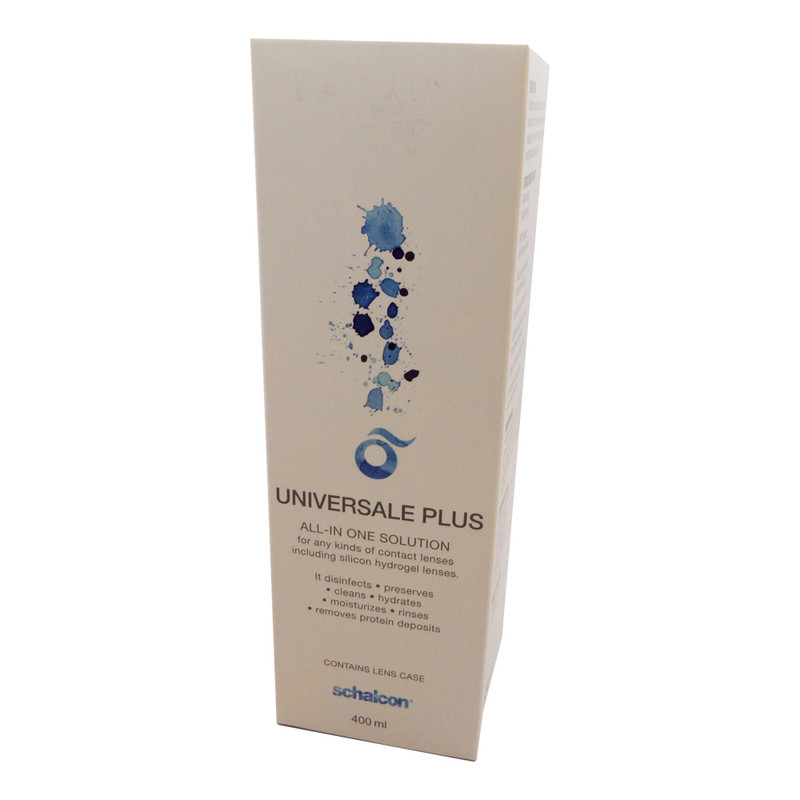 محلول شستشوی لنز شالکون مدل Universal Plus حجم 400 میلی لیتر