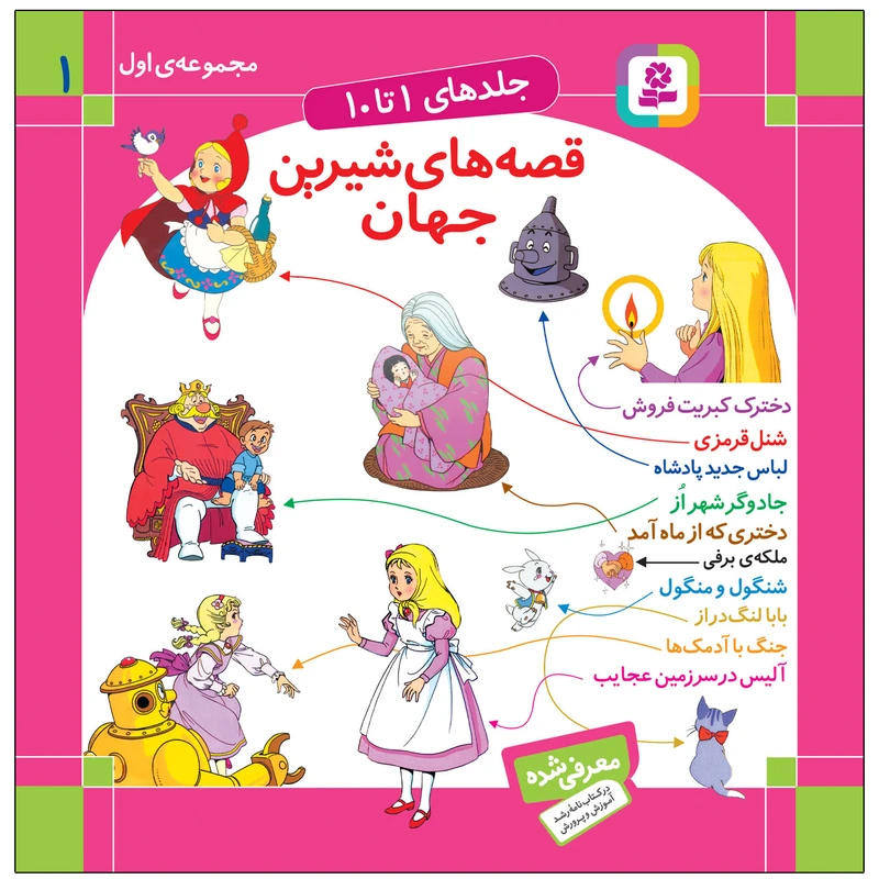  کتاب قصه های شيرين جهان اثر شاگا هیراتا انتشارات قدیانی