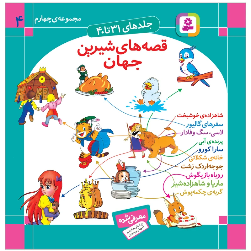 کتاب قصه های شیرین جهان اثر شاگا هیراتا انتشارات قدیانی