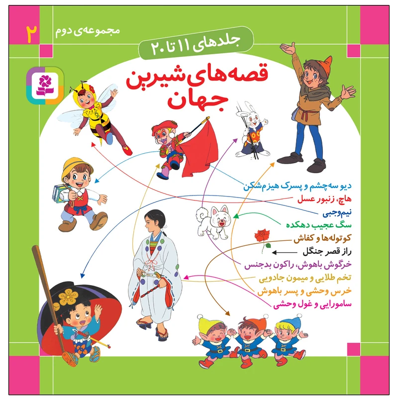 کتاب قصه های شيرين جهان اثر شاگا هیراتا انتشارات قدیانی