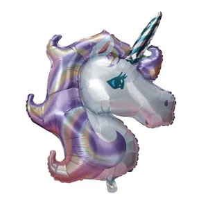 بادکنک فویلی طرح اسب تک شاخ مدل Unicorn