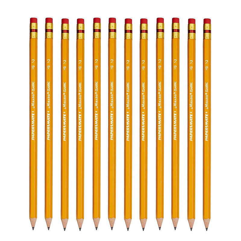مداد مشکی میرادو کد 02 بسته 12 عددی