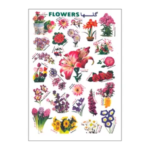استیکر کودک طرح گلها کد 106