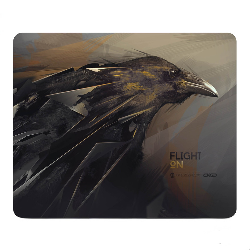  ماوس پد طرح Dark Crows مدل W11
