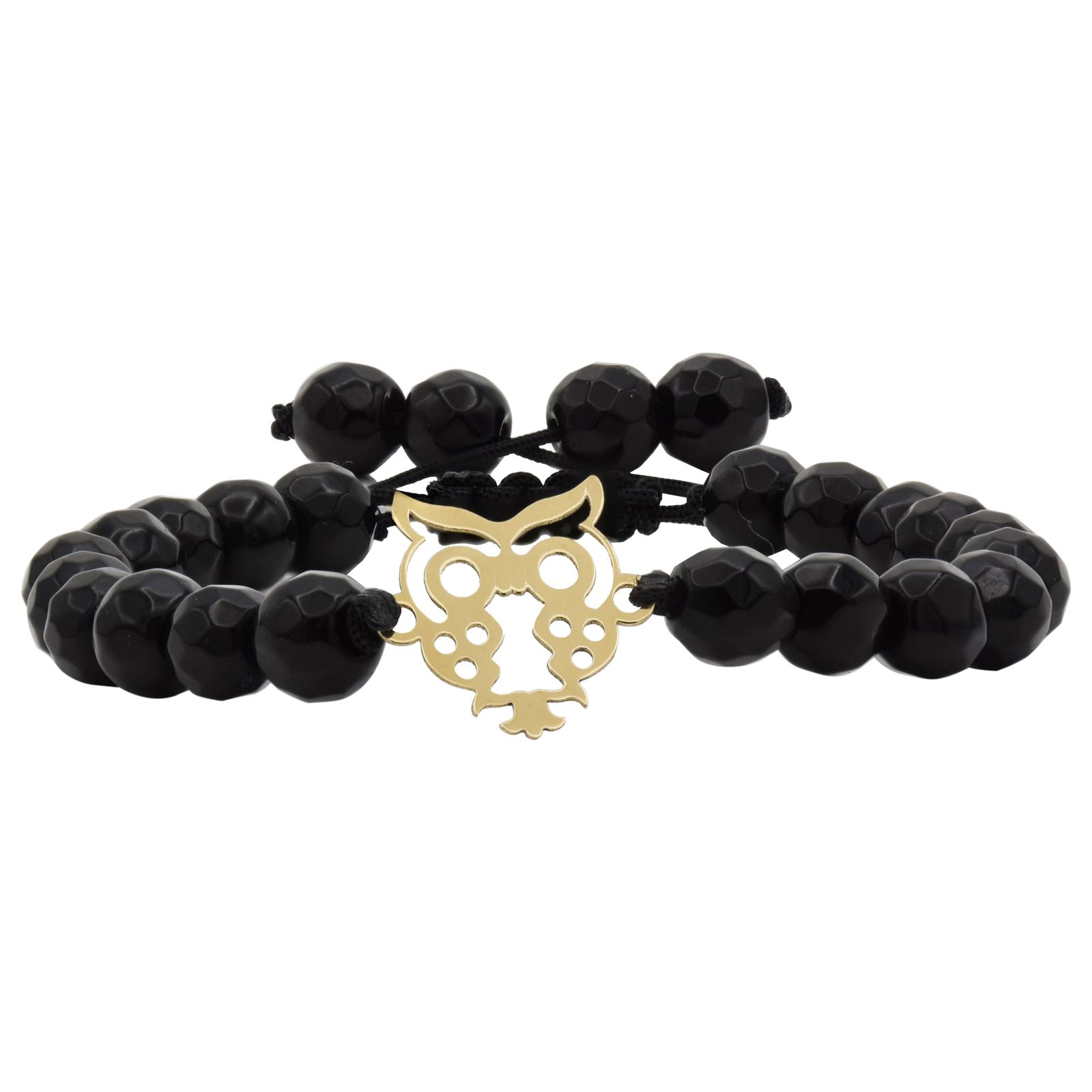 دستبند طلا 18 عیار زنانه آمانژ طرح جغد کد 956D8903 -  - 1