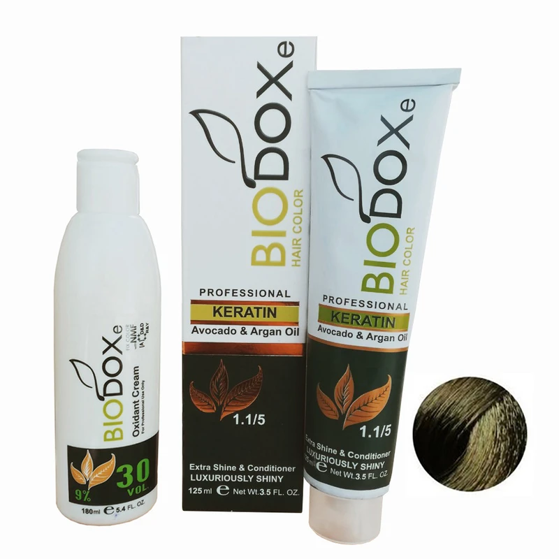 کیت رنگ مو بیوداکس شماره M6 حجم 125 میلی لیتر رنگ بلوند زیتونی متوسط