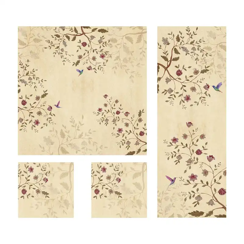 ست رومیزی 4 تکه شمسه نگار کد Tr514DR4