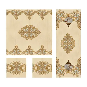 ست رومیزی 4 تکه شمسه نگار کد Tr529DR4