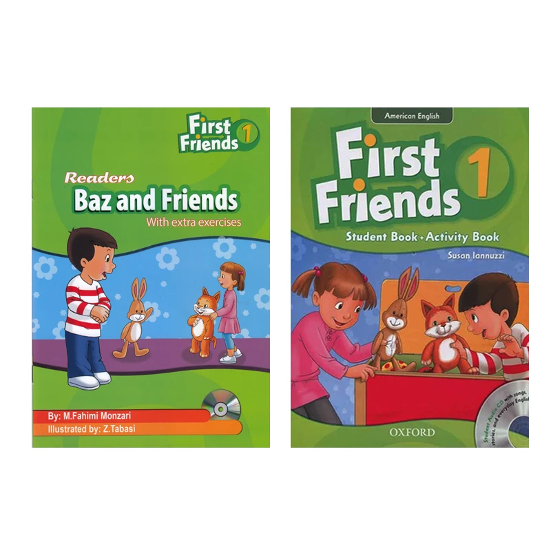 کتاب First Friends 1 اثر Susan Iannuzzi And M.Fahimi Monzari انتشارات Oxford دو جلدی