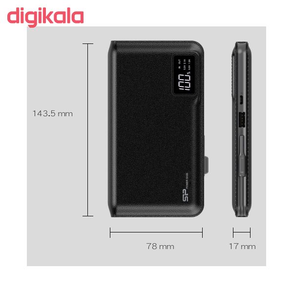 شارژر همراه سیلیکون پاور مدل S103 ظرفیت 10000 میلیآمپرساعت main 1 13
