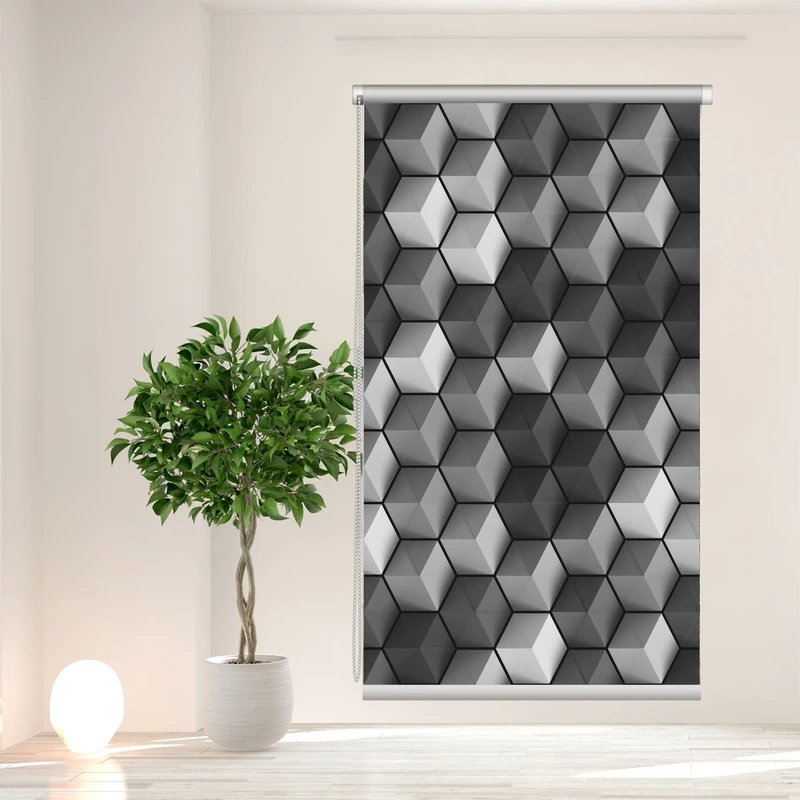 پرده شید مدل 3D.014 سایز 70x180 سانتیمتر 