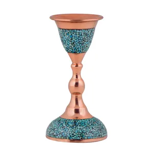 شمعدان فیروزه کوبی آقاجانی مدل F061