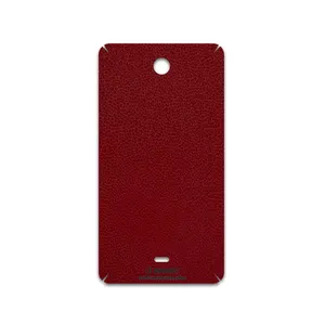 MAHOOT Red-Leather Cover Sticker for microsoft Lumia 430