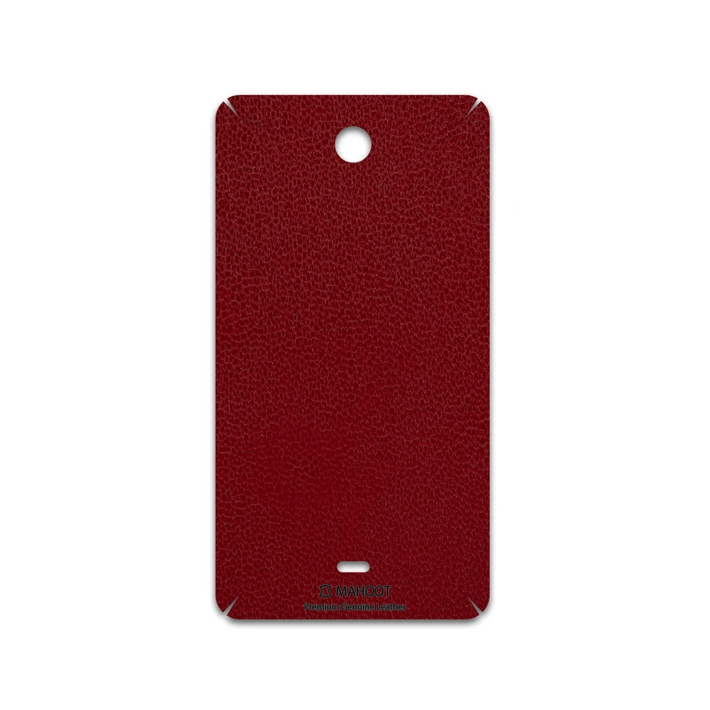 برچسب پوششی ماهوت مدل Red-Leather مناسب برای گوشی موبایل مایکروسافت Lumia 430
