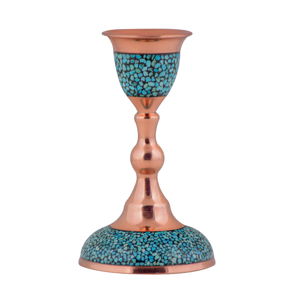 Turquoise inlaying candlestick, F026 Model