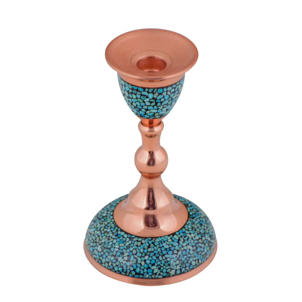 Turquoise inlaying candlestick, F026 Model