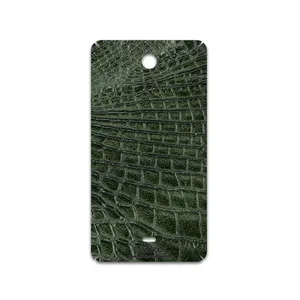 MAHOOT Green-Crocodile-Leather Cover Sticker for microsoft Lumia 430