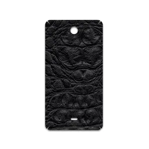 MAHOOT Black-Crocodile-Leather Cover Sticker for microsoft Lumia 430