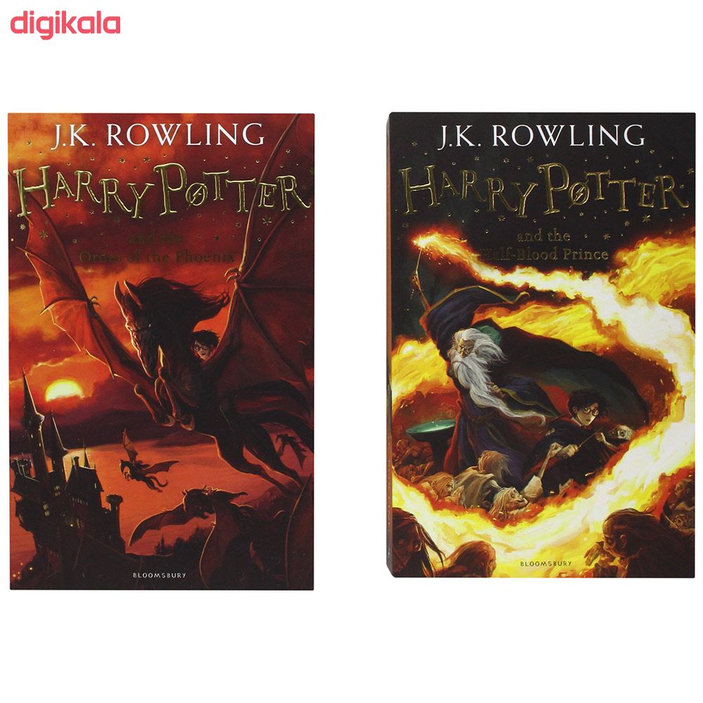 کتاب Harry Potter اثر J.K. Rowling انتشارات Bloomsbury هفت جلدی