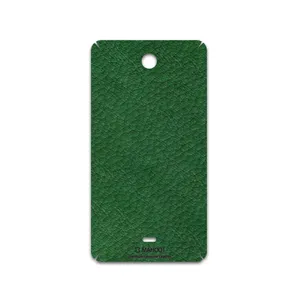 MAHOOT Green-Leather Cover Sticker for microsoft Lumia 430