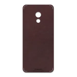 MAHOOT Matte-Dark-Brown-Leather Cover Sticker for Meizu Pro 6