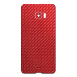 MAHOOT Red-Fiber Cover Sticker for htc U Ultra