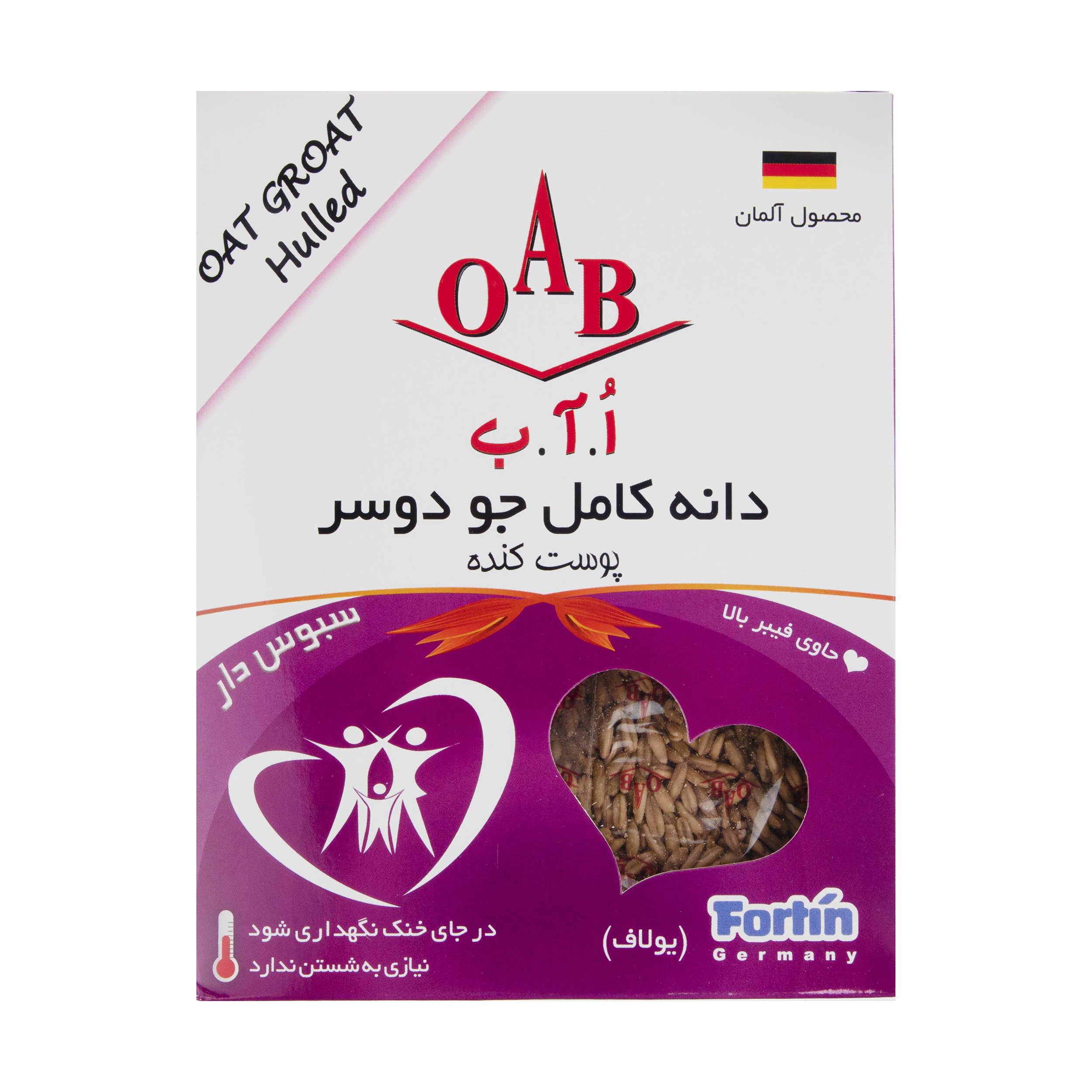دانه کامل جو دوسر اُ آ ب - 250 گرم 
